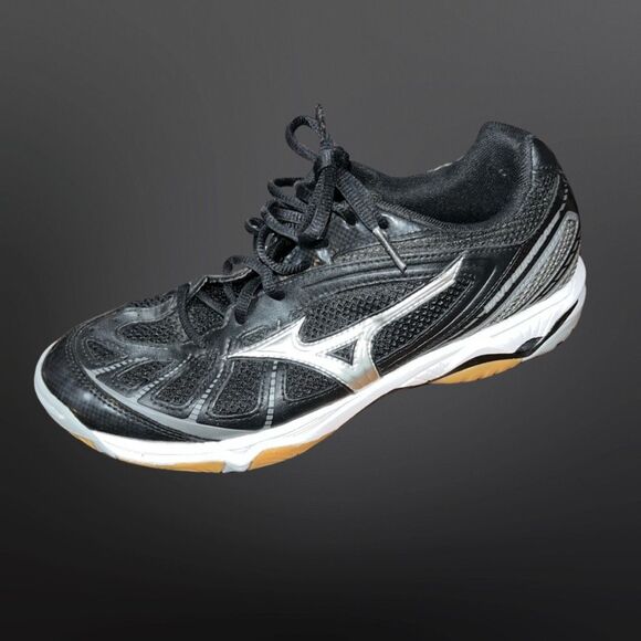 Mizuno Women's Wave Hurricane WOMS WH-BK Volleyball Shoe Size - Picture 9 of 9